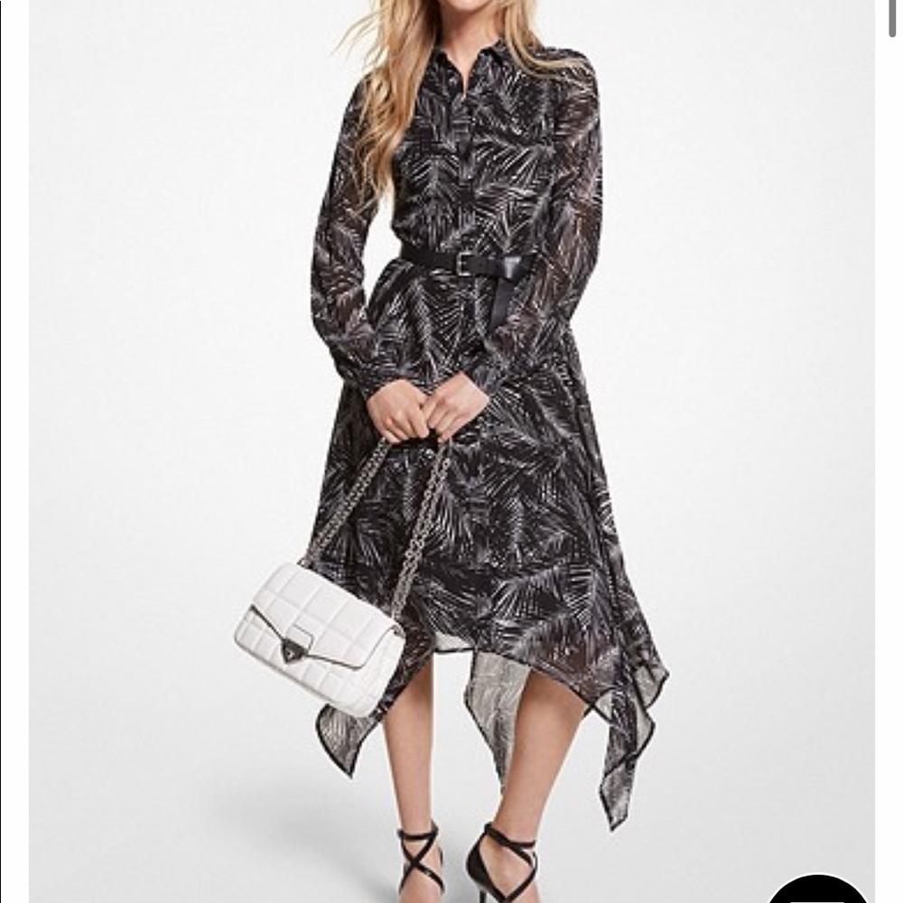 Michael Kors Palm Georgette Dress